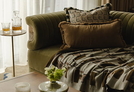 Camden Goods Yard, cosy living space and sofa