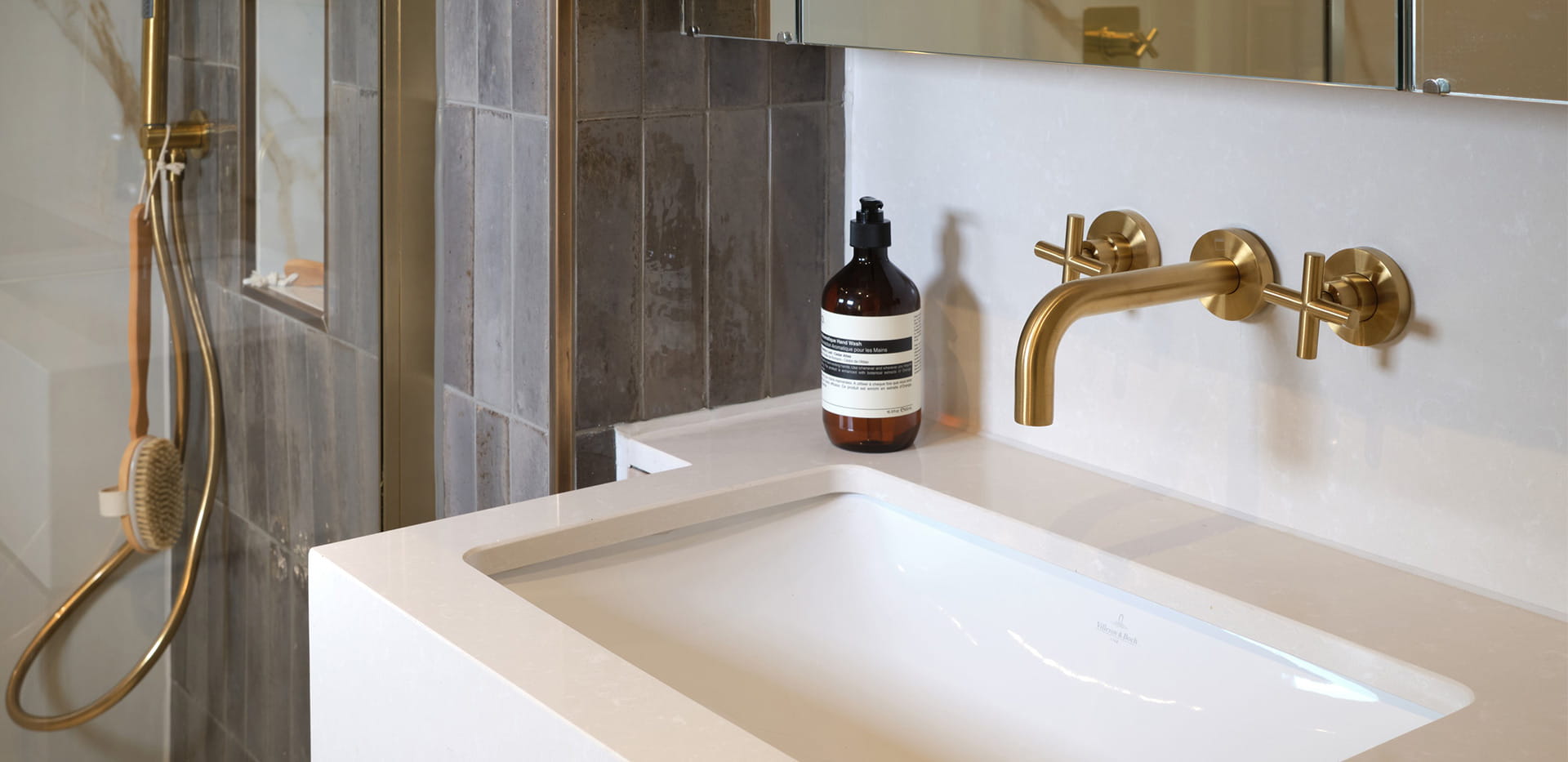 The Classic Collection bathroom basin close up