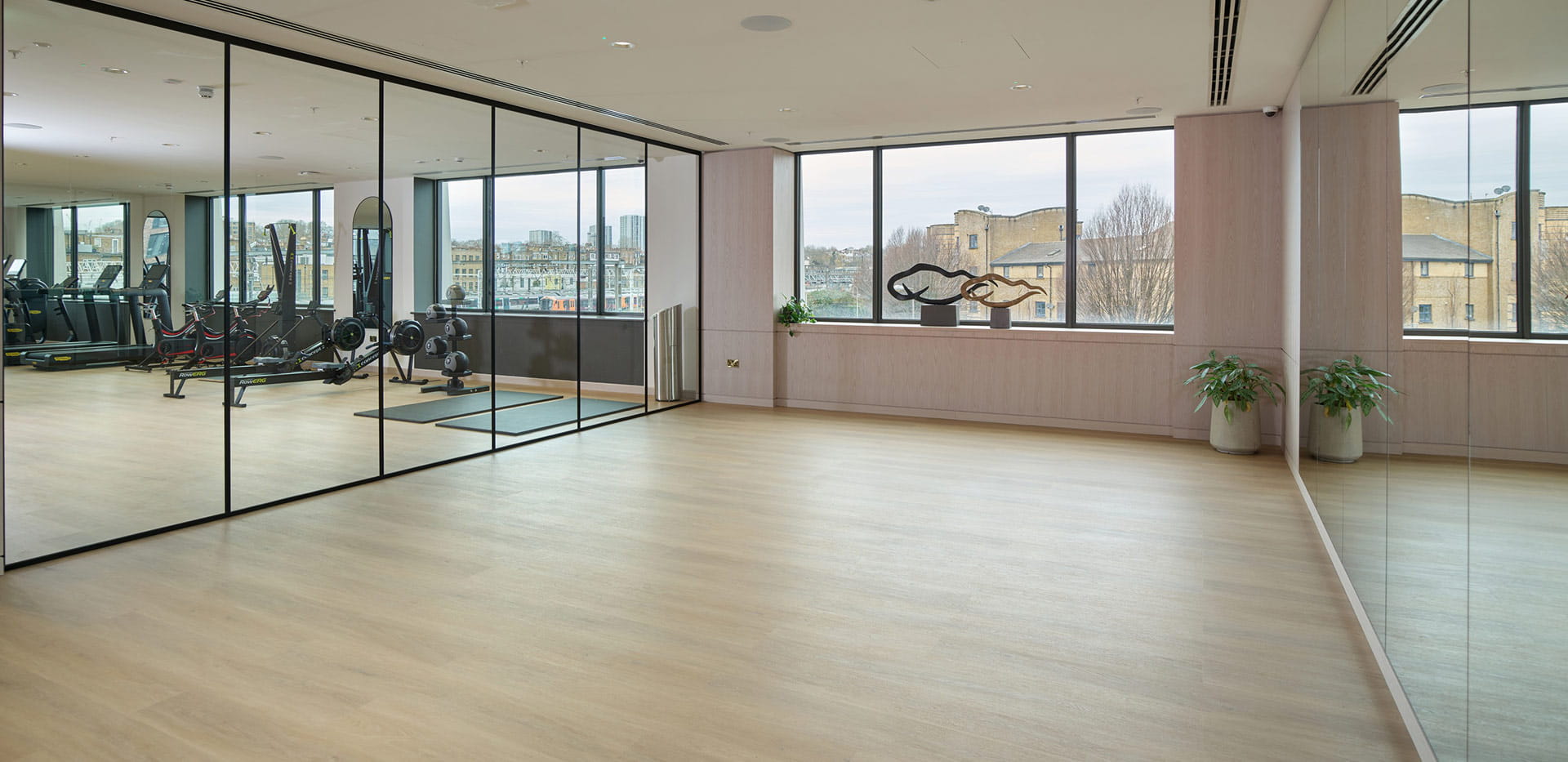 Camden Goods Yard spacious gym
