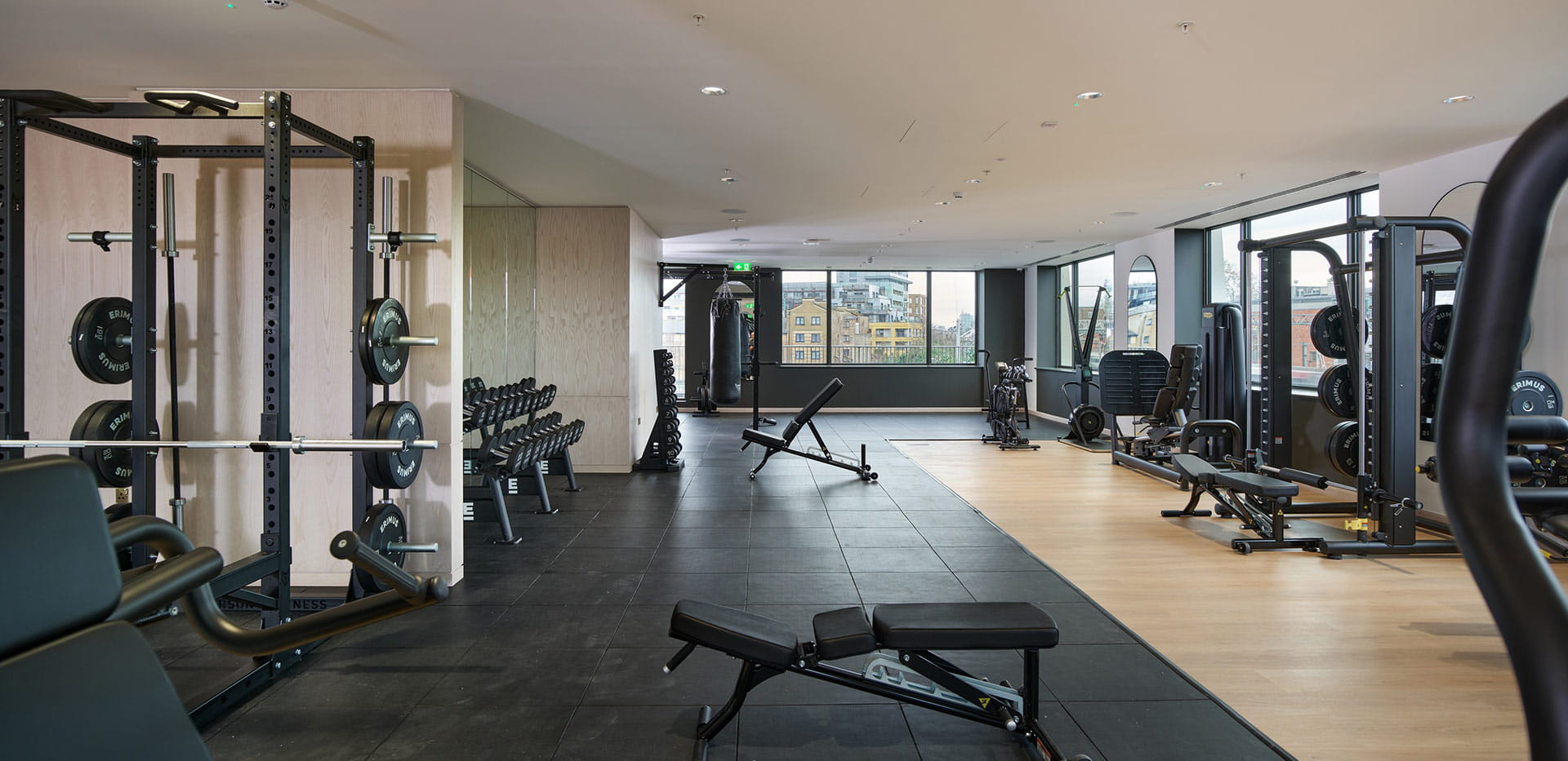 Camden Goods Yard gym weights section