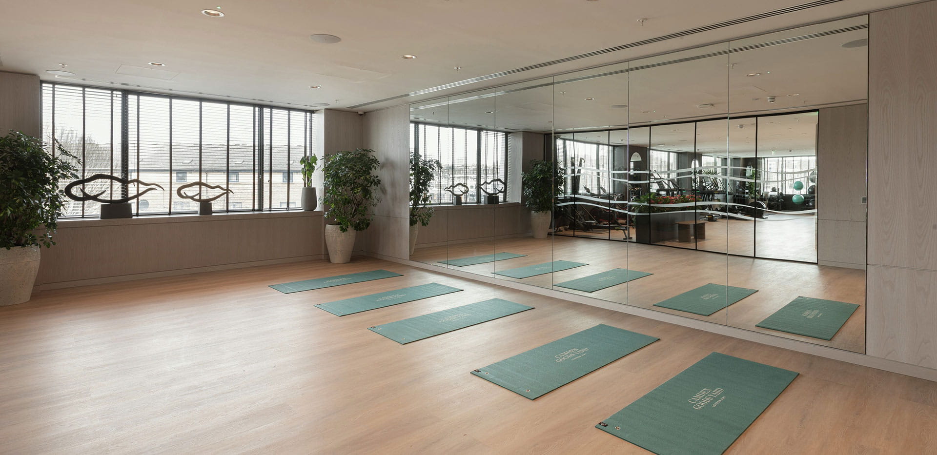 Camden Goods Yard - spacious yoga room