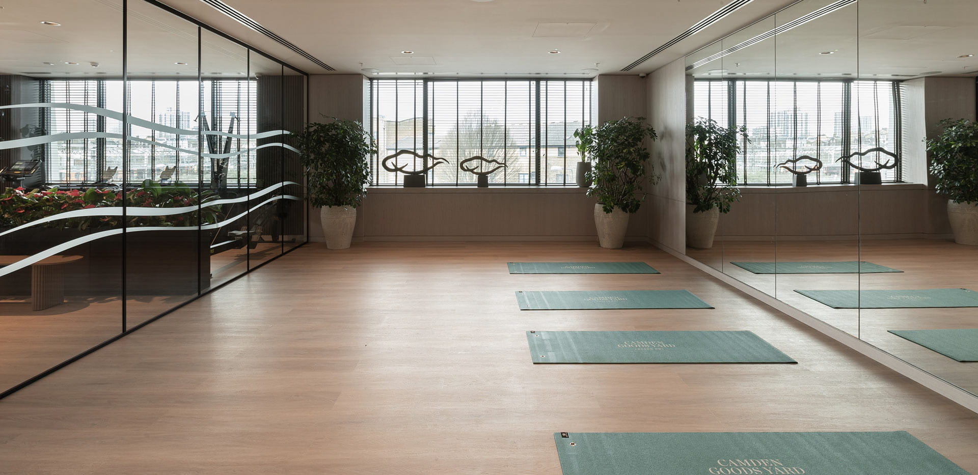 Camden Goods Yard - spacious yoga room