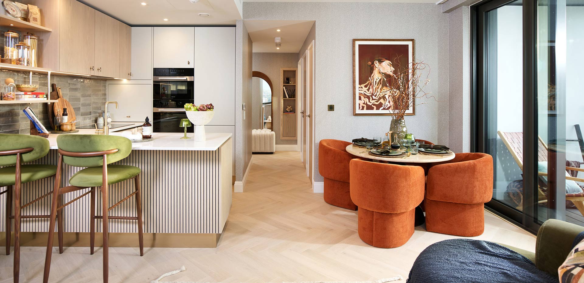 Camden Goods Yard spacious kitchen and dining area