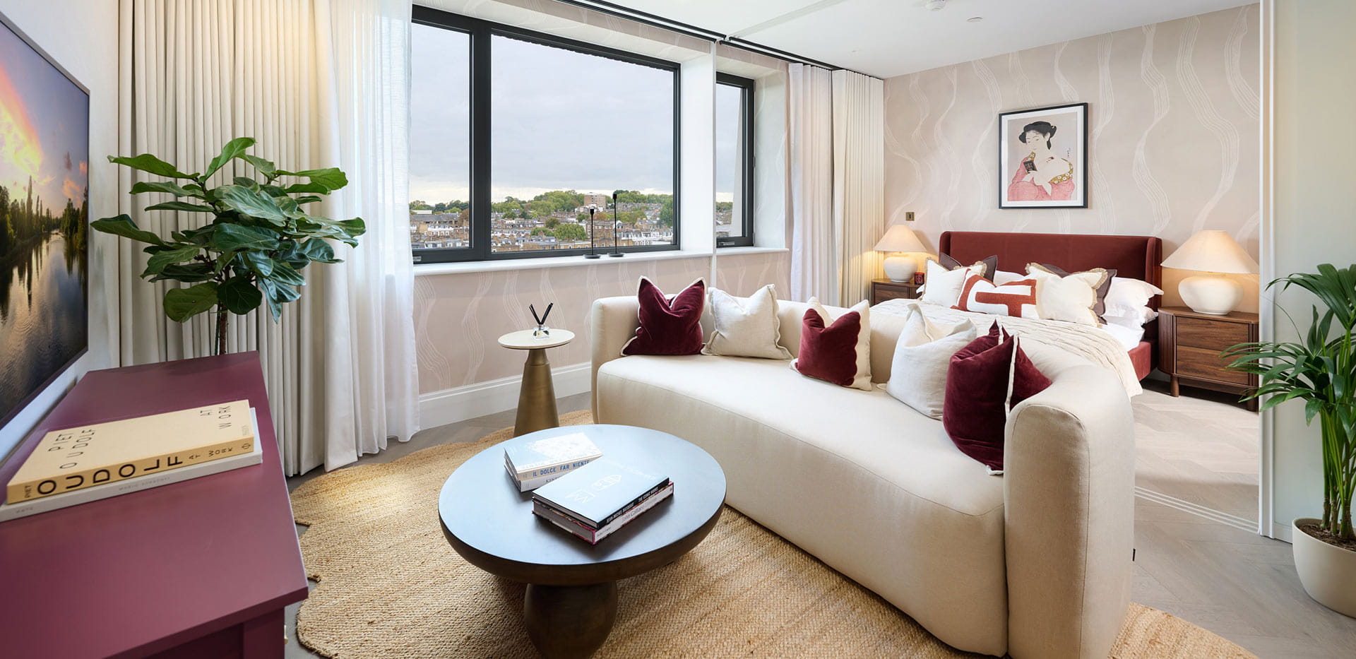 Camden Goods Yard spacious living area