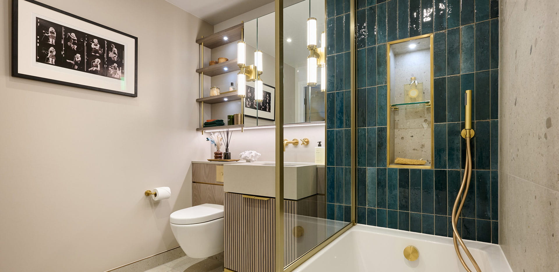 An image of the bathroom within a showhome of The Signature Collection