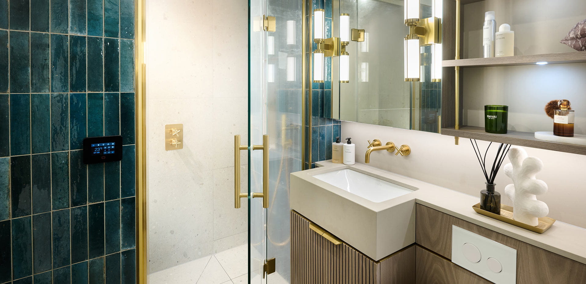 An image of the ensuite within The Signature Collection showhome