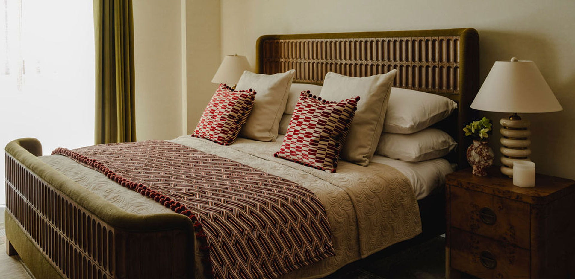 An interior bedroom image at Camden Goods yard