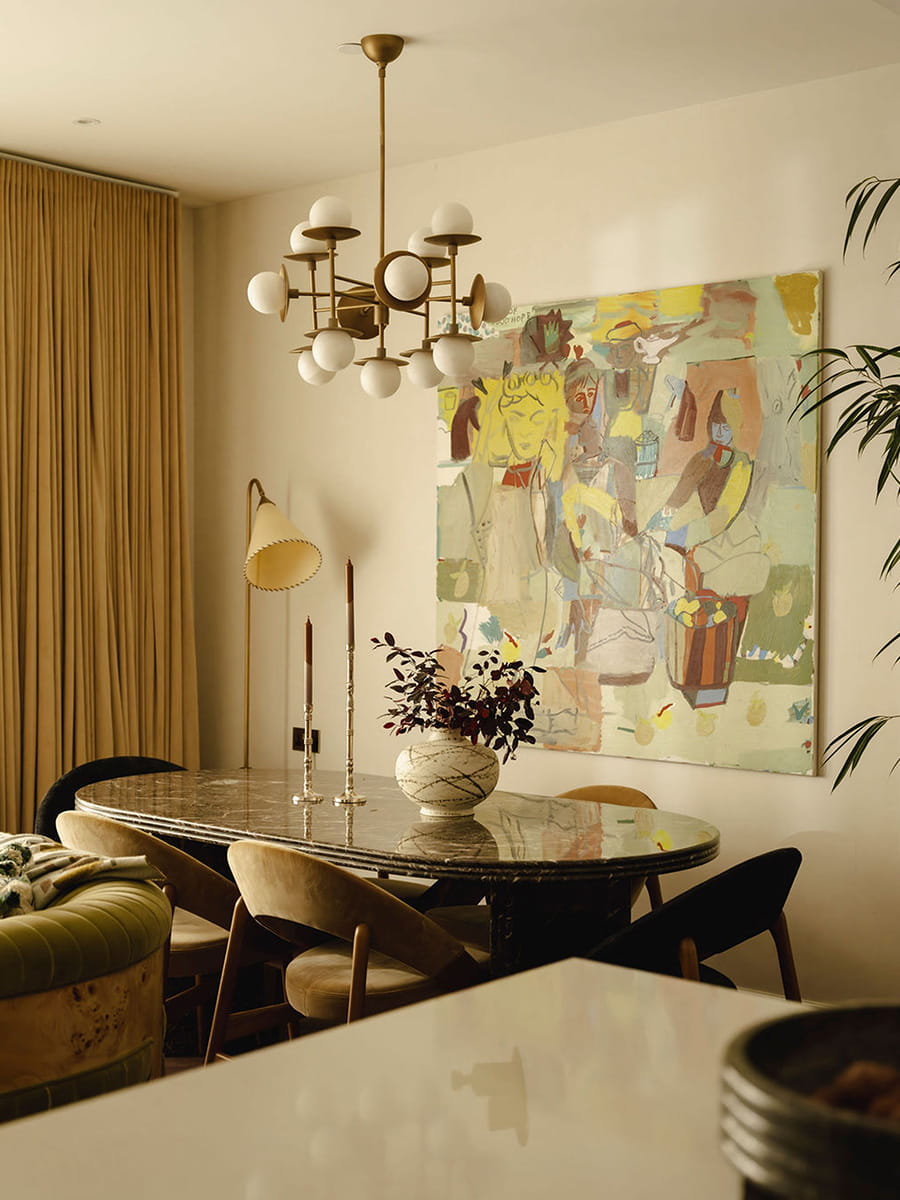 An interior image of the Dining Area