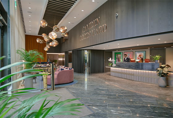 24-Hour Concierge & Welcome Lounge at Camden Goods Yard