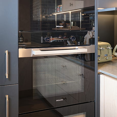 An image of Miele oven appliances at Gamden Goods Yard showhome