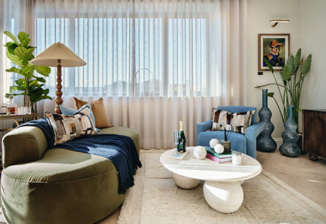 Camden Goods Yard showhome light and airy living area