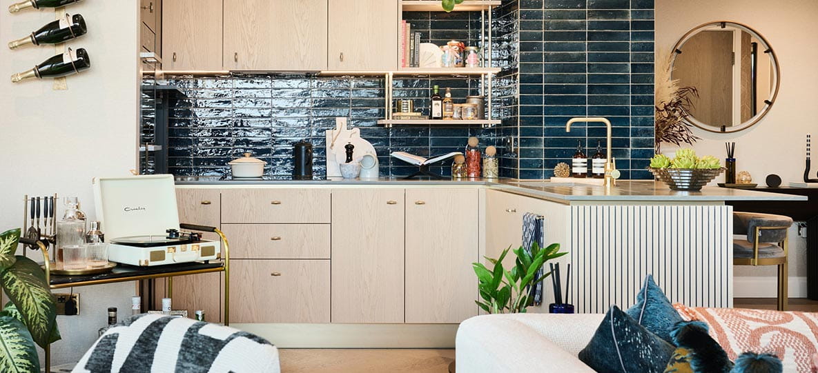 An interior Kitchen image of The Albany showhome at Camden Goods Yard