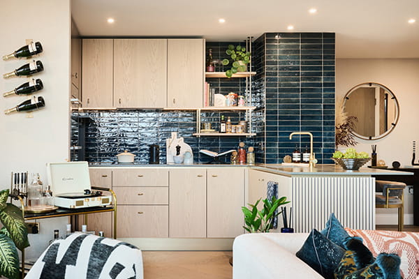 An interior Kitchen image of The Albany showhome at Camden Goods Yard