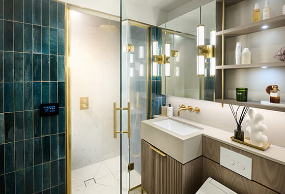 An image of the Ensuite at The Albany Showhome