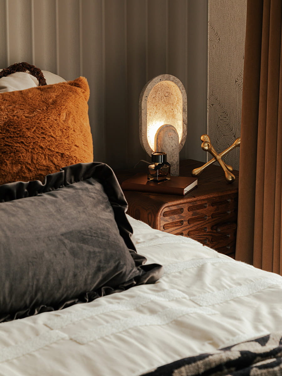 Camden Goods Yard, Showhome, bedroom details