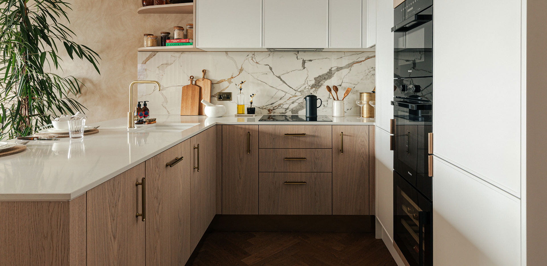 Camden Goods Yard, Showhome, light and spacious kitchen