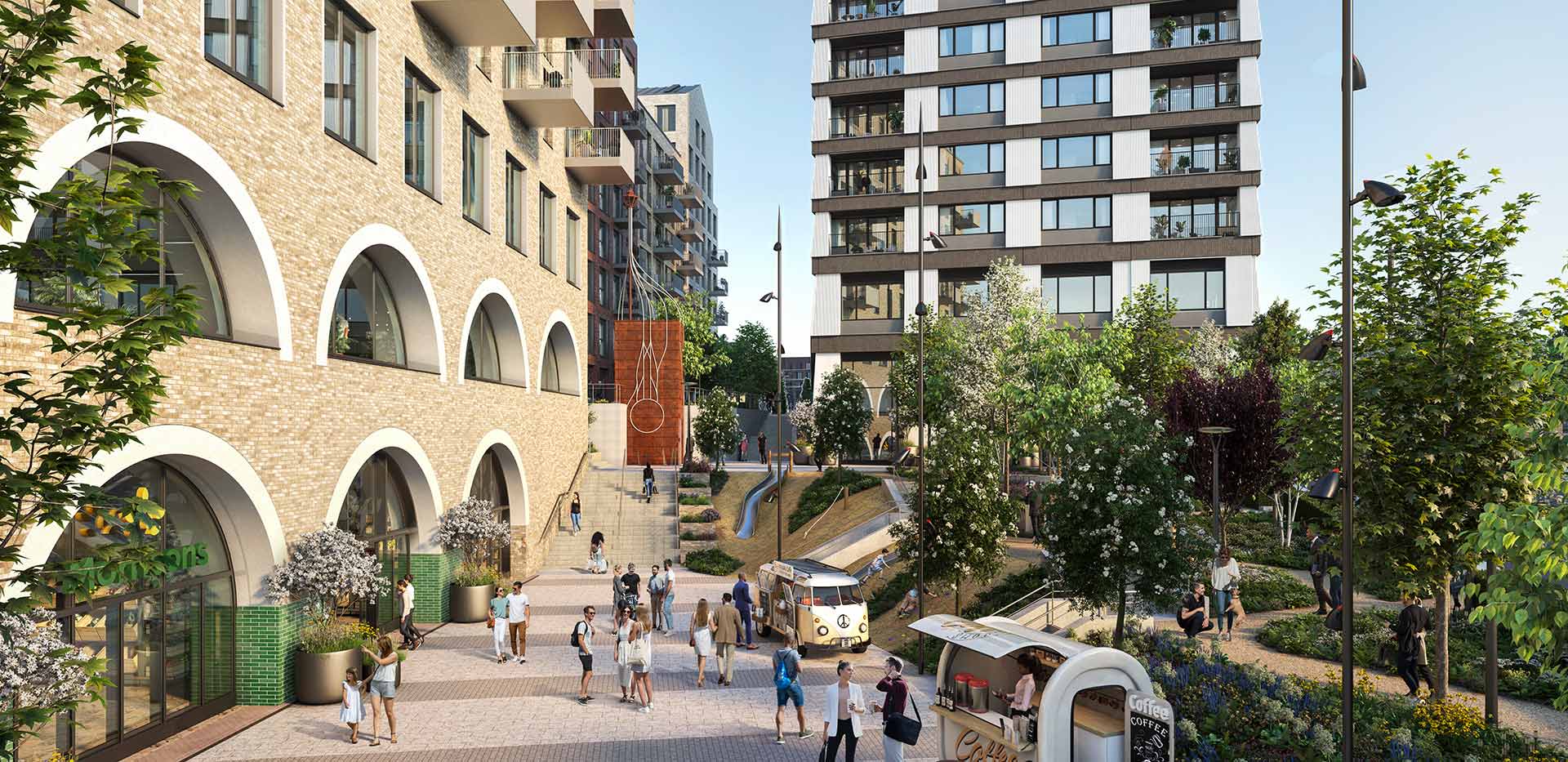 Camden Goods Yard, lively community