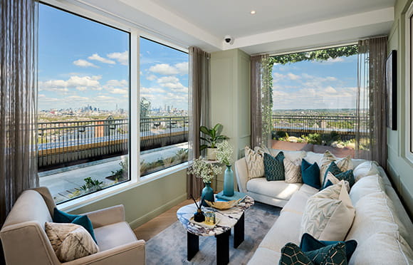 Internal image of the relaxation area at Chelsea Creek 