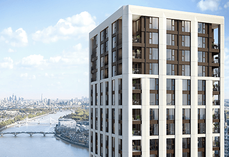An Exterior CGI Shot of The Imperial at Chelsea Creek