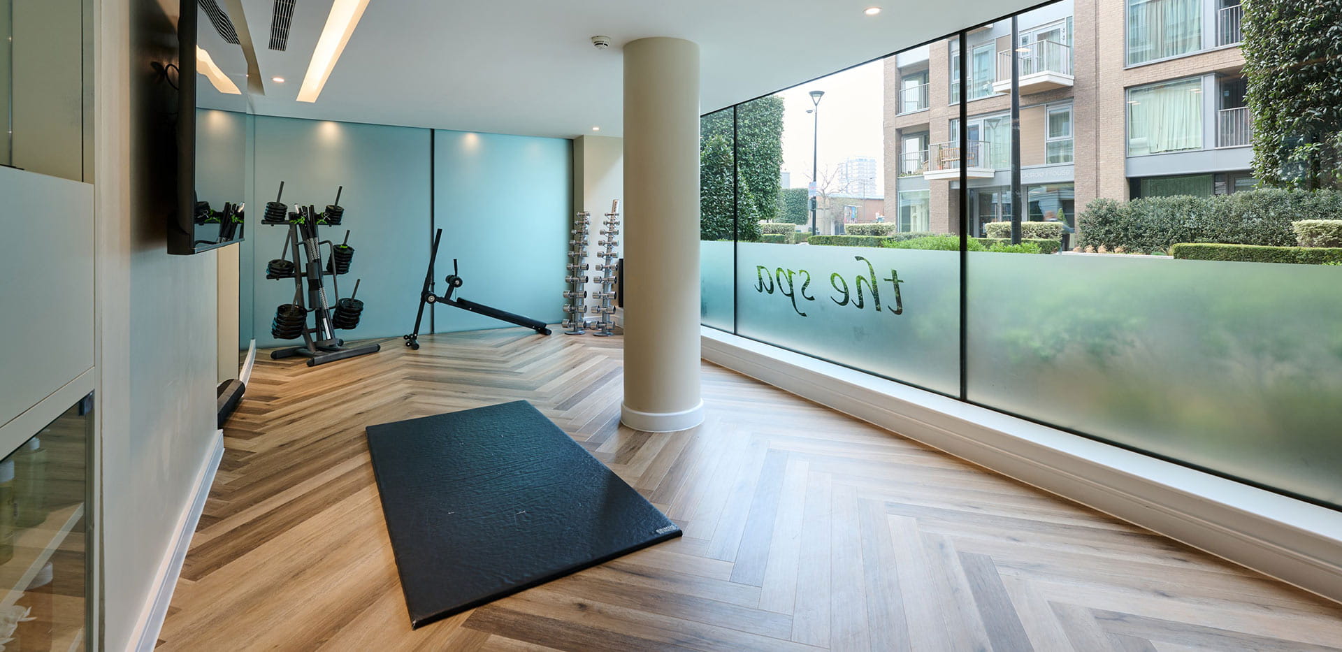 An image of the weights room at The Halcyon Club