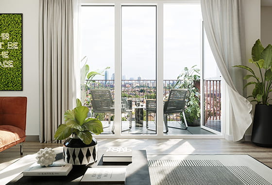 Interior image of a Living Room at Alexandra Gate