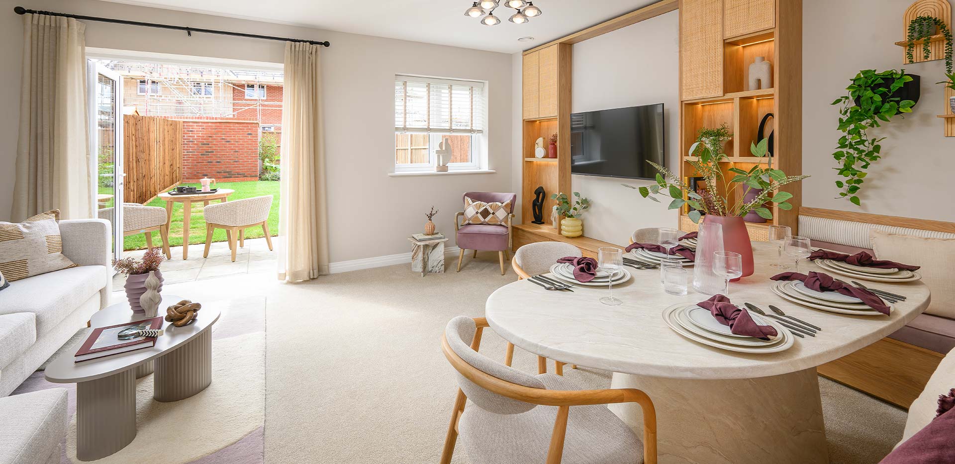 Interior dining/ living room image at Eastbrook Village