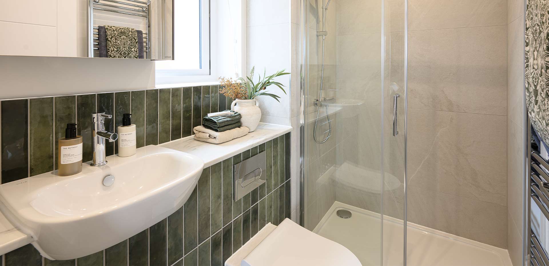 Interior bathroom image at Eastbrook Village