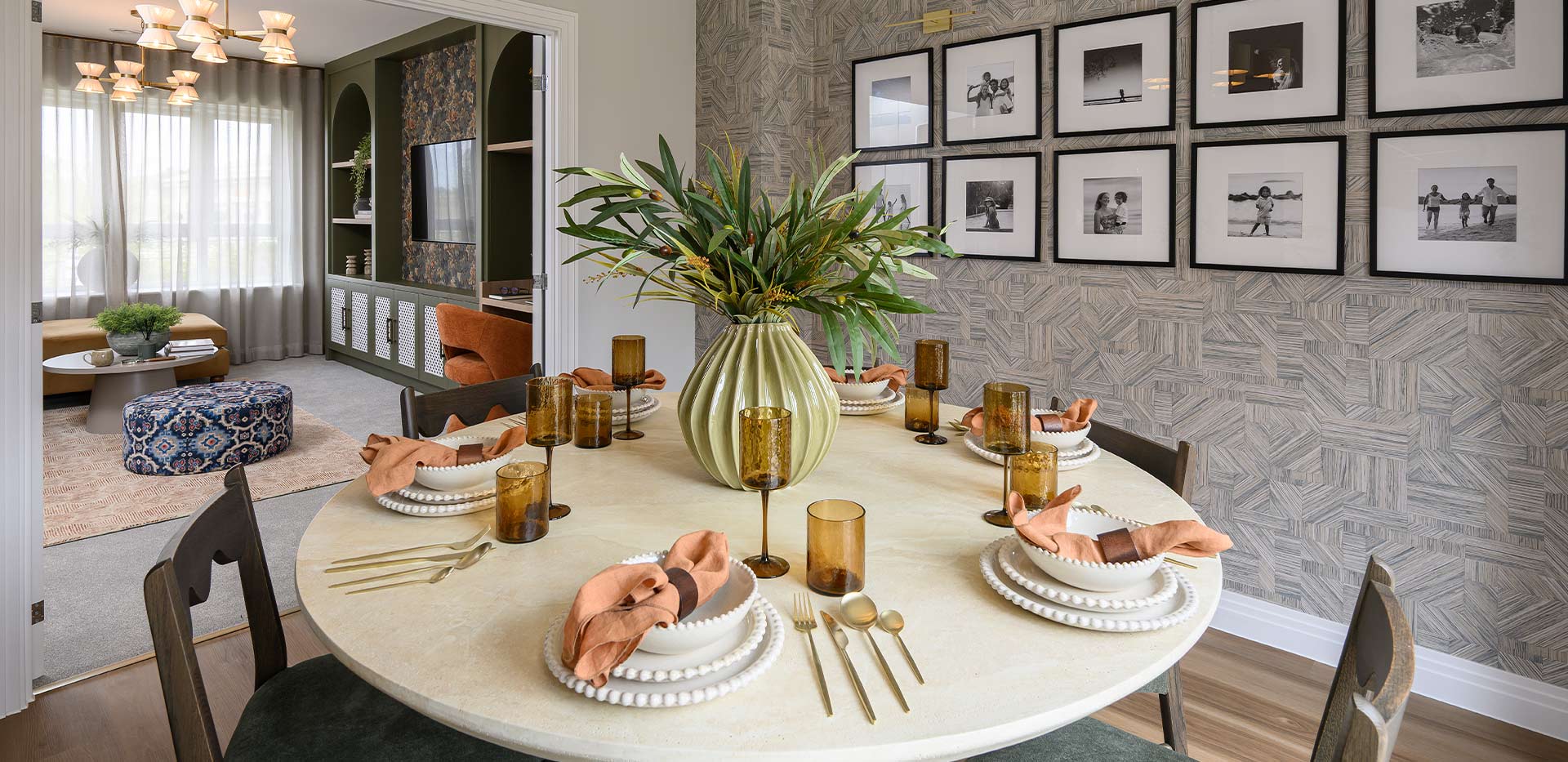 Interior dining/ living room image at Eastbrook Village