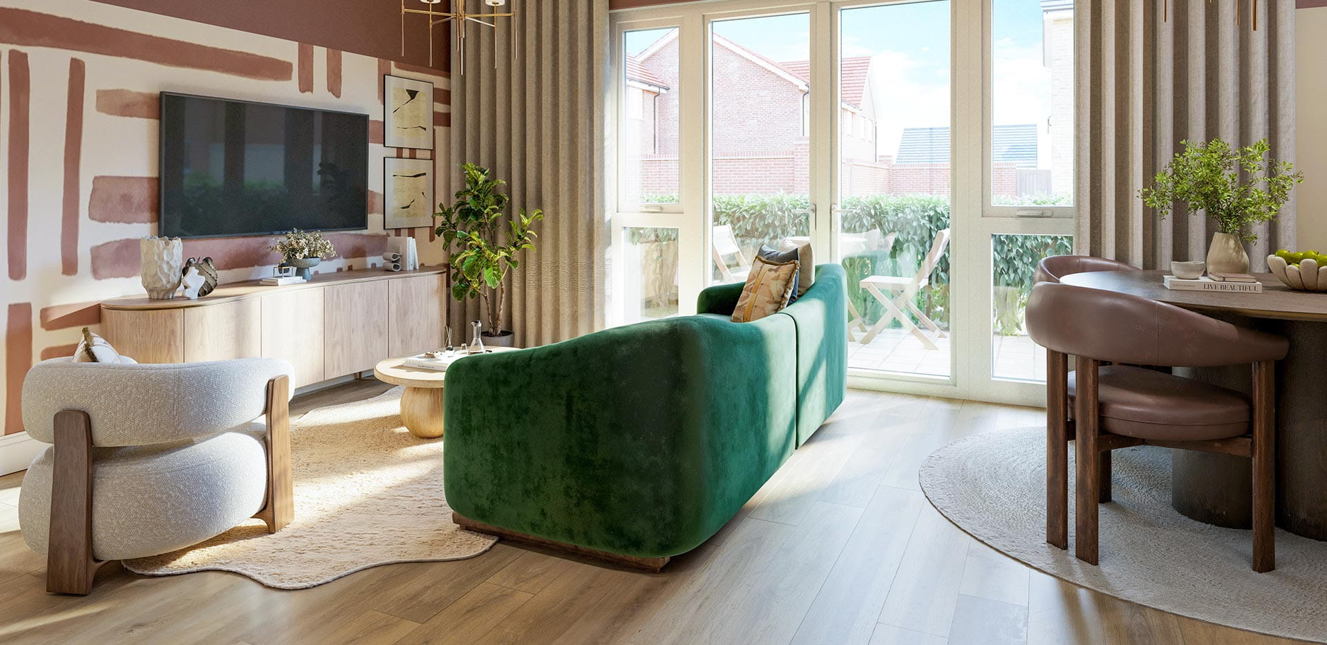 Eastbrook Village apartment living space