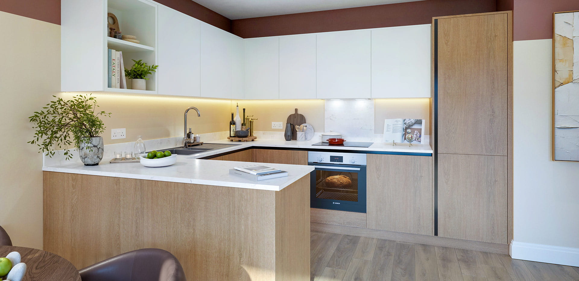 Eastbrook Village apartment spacious kitchen