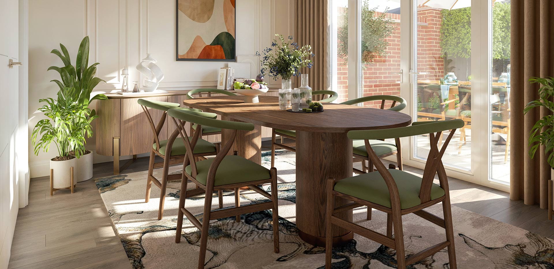 An interior Dining area image at property 19 in Eastbrook Village