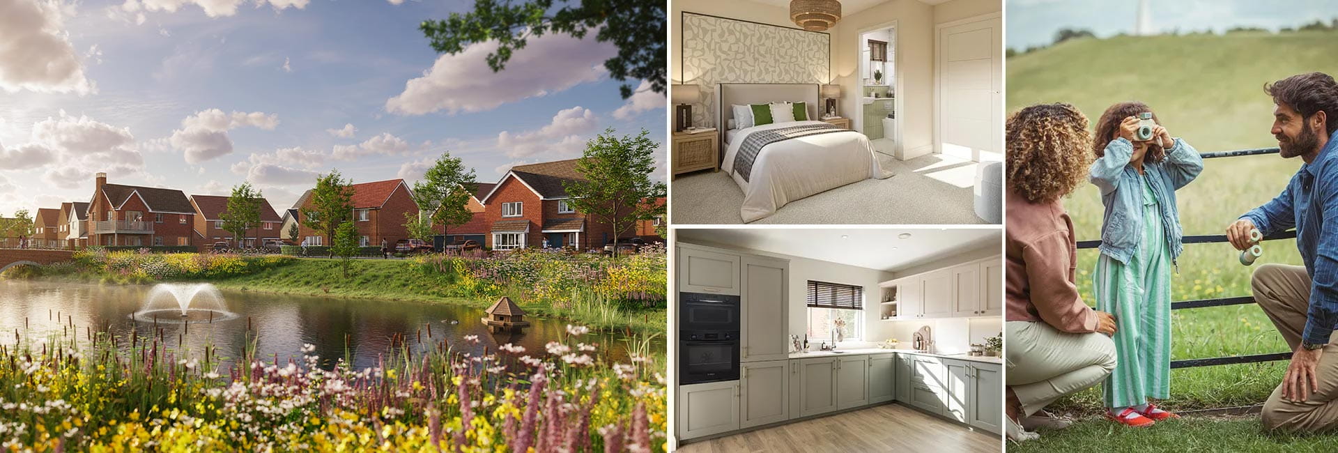 A montage of images from Eastbrook Village