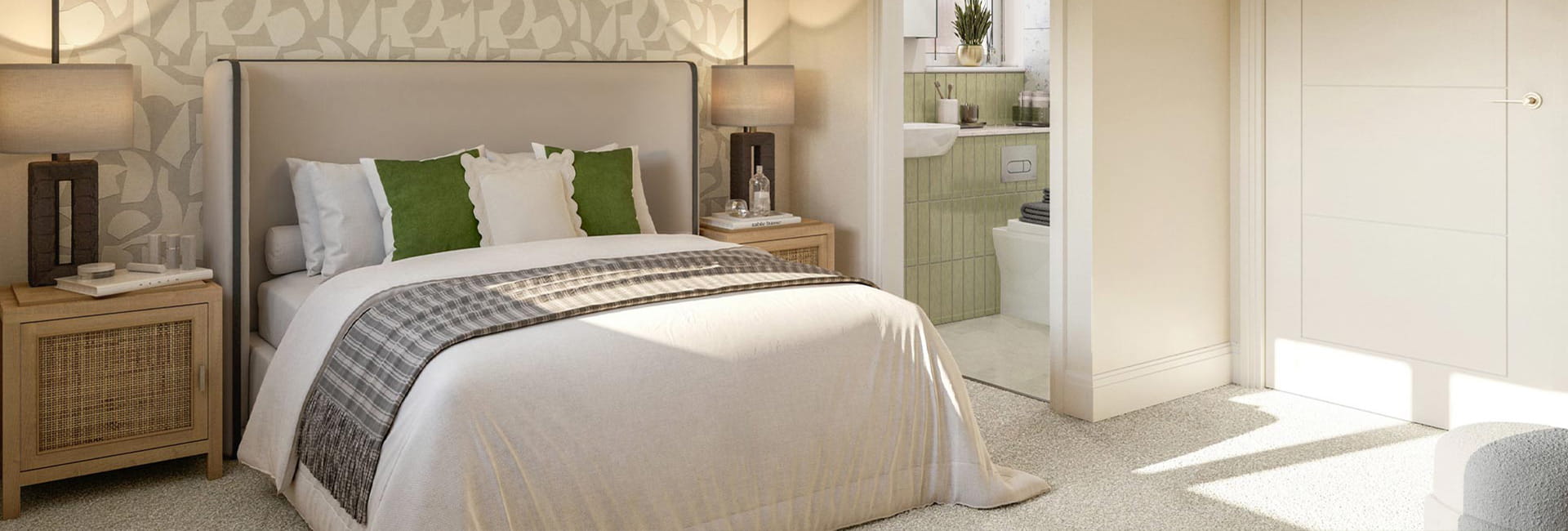 Interior image of a bedroom at Eastbook Village