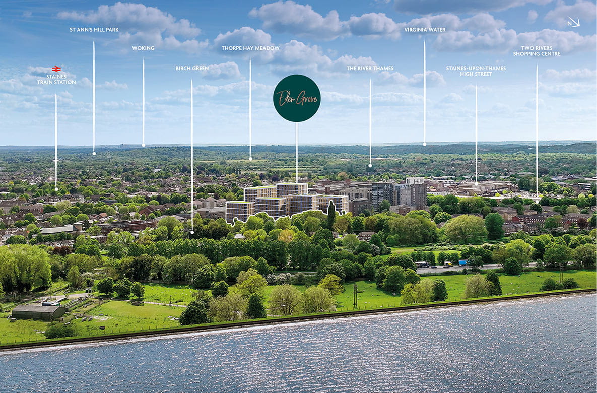 Aerial Site Plan of Eden Grove