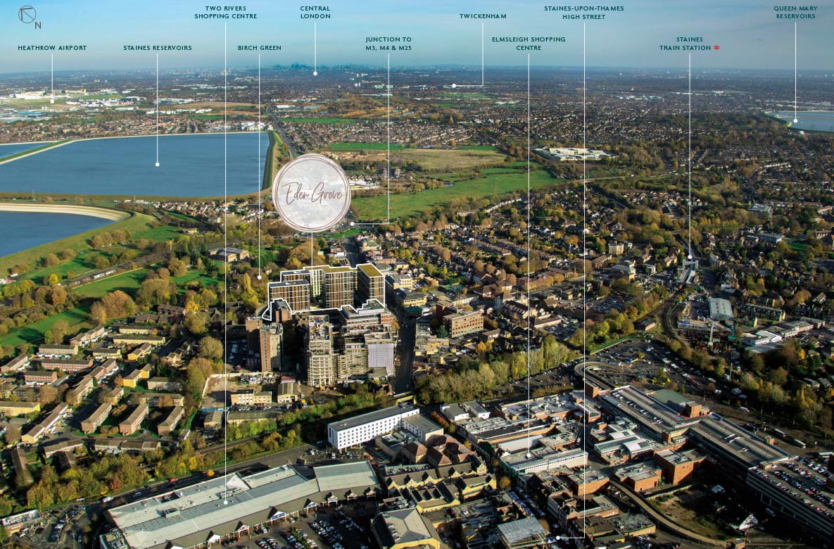 Eden Grove New Homes in Surrey StainesUponThames Berkeley Group