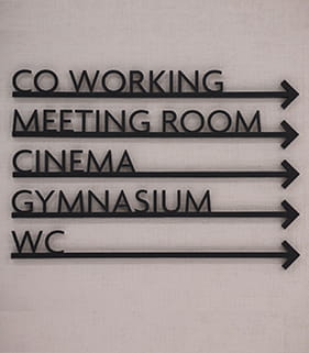 An image of the facilities sign at Eden Grove