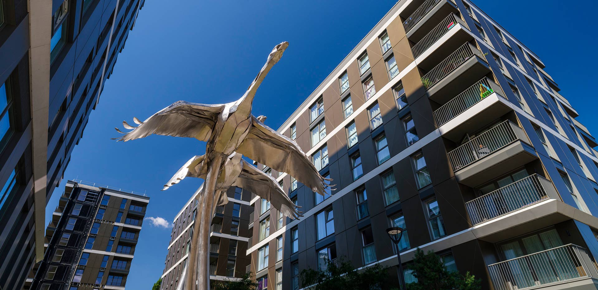 Eden Grove exterior image featuring development statue