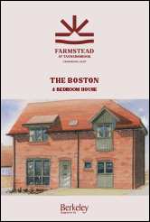 Brochure opening page with illustration of The Boston