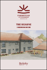 Brochure opening page with illustration of The Hearne