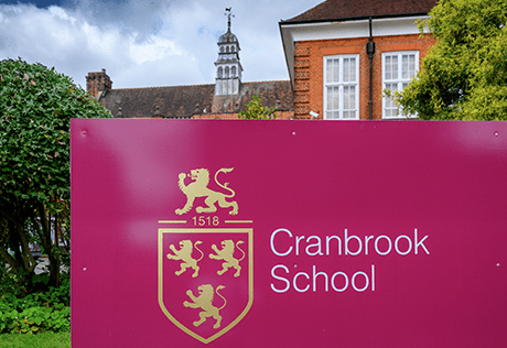 An Image of Cranbrook School Sign