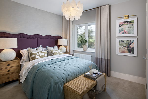 Interior bedroom image at Foal Hurst Green