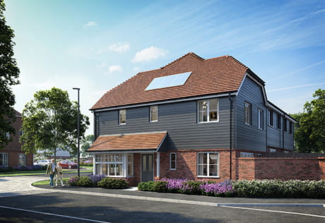 A CGI of The Chaffinch at Foal Hurst Green