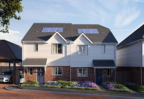 A CGI of The Falcon at Foal Hurst Green