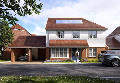 A CGI of The Heron at Foal Hurst Green