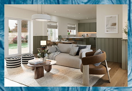 An interior Living / Dining / Kitchen image at Foal Hurst Green's new Showhome