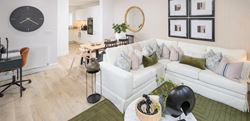 Foal Hurst Green living area with a neutral design