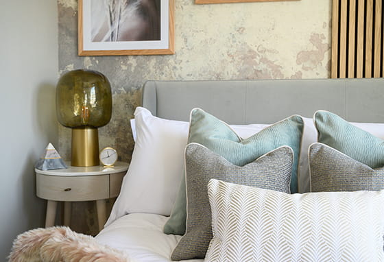 Bedroom details in a Foal Hurst Green home