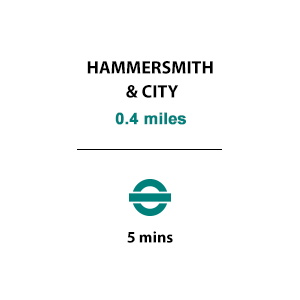 St George, Fulham Reach, Transport Timeline, Transport, Hammersmith & City