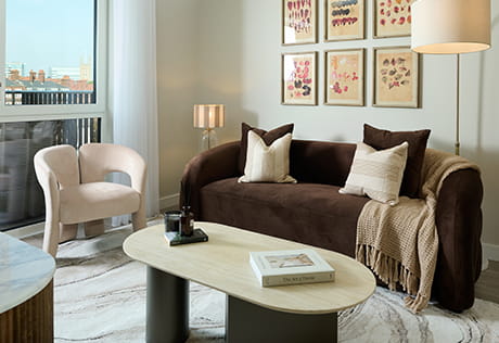 An interior Living area image from Fulham Reach