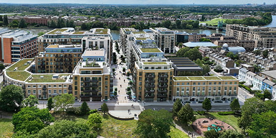 An exterior image of Fulham Reach